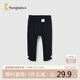 童泰（TONGTAI）女寶寶打底褲春季兒童長褲外出休閑褲子T41Q558N-DS黑色110cm