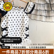 G.DUCKKIDS小黃鴨童裝女童泳衣夏季兒童泳裝女孩子一體裙式海邊沙灘服溫泉服 白色吊帶 90 尺碼建議1~2歲cm