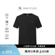 BMW STUDIO寶馬男裝夏季機(jī)能風(fēng)涼感抗菌短袖T恤 BLACK XL