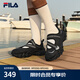 斐樂（FILA）官方女鞋歐客漫涼鞋2025夏季新款瑪麗珍涼拖魔術(shù)貼鞋子 黑-BK 37.5