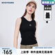 Navigare意大利小帆船圓領(lǐng)針織背心女夏季修身內(nèi)搭吊帶衫顯瘦百搭打底衫 暗夜黑 L