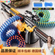 GrUpKids加特林電動(dòng)連發(fā)軟彈槍玩具男孩M416機(jī)關(guān)槍男童網(wǎng)紅六一兒童節(jié)禮物 陽(yáng)光橙64軟彈24彈殼(支架版) 配：充電器+護(hù)目鏡+槍靶(其他詳