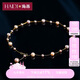 海蒂 4-7mm混彩色滿天星淡水珍珠項(xiàng)鏈女S925銀七夕情人節(jié)禮物