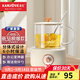 金灶（KAMJOVE） 小巧養生杯養生壺迷你電熱水杯煮茶器煮茶壺花茶杯水杯辦公室家用多功能保溫電燉杯 象牙白 0.4L