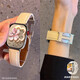 華為（HUAWEI）【七夕禮物】華為手表WATCH FIT4智能手環(huán)運動(dòng)男女款藍牙通話(huà)血氧心率監測情緒管理生日七夕禮物 FIT4【悅動(dòng)白】+荔枝紋H扣白色表帶