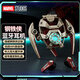 迪士尼漫威正版聯(lián)名MR28鋼鐵俠系列藍牙耳機機甲風HIFI音質(zhì)低延遲耳機款 鋼鐵俠【禮盒款】包含支架