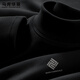 馬克華菲男士半高領(lǐng)打底衫秋季黑色雙面絨內搭保暖上衣男德絨長(cháng)袖t恤男款