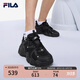 FILA 斐樂貓爪鞋4代男鞋復古老爹鞋時尚休閑運動鞋透氣厚底鞋貓爪6 黑-BK （貓爪4） 39