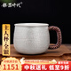銀器時(shí)代 養生銀杯足銀999咖啡杯花茶杯多用途手工錘紋大號主人杯銀茶杯子 90克+證書(shū) 130ml 1只