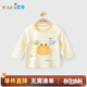 優(yōu)奇嬰兒衣服春秋季男女寶寶衣服上衣a類長(zhǎng)袖薄款打底卡通洋氣兒童T恤