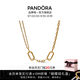 潘多拉（PANDORA）PandoraME環(huán)鏈項鏈頸飾女生日禮物送女友 雙鏈環(huán)鏈項鏈頸飾-45CM