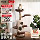 獸牌樹(shù)屋貓爬架大型貓樹(shù)貓窩一體實(shí)木貓抓柱小戶(hù)型貓架子豪華貓屋別墅 樹(shù)屋貓爬架【經(jīng)典色】