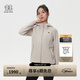 KOLON SPORT/可隆戶外軟殼夾克 女子防潑水防靜電防風(fēng)石墨烯外套 LKJK5WNT04-GR 米灰色 L 170/92A