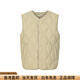 波司登（BOSIDENG）秋冬輕薄羽絨馬甲男士V領(lǐng)坎肩休閑百搭羽絨背心B40131011 淺瓷米_7463 M 170_92A