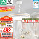 雷士（NVC） 風扇燈餐廳吊扇燈隱形扇葉電風扇燈現(xiàn)代簡約臥室客廳餐廳吊燈 怡風42寸丨48W智能款丨一級能效