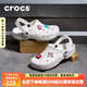 CROCS卡駱馳洞洞鞋女鞋25夏季新款男鞋戶外涉水鞋沙灘鞋情侶涼鞋拖鞋女 10126-100貝雅/白色（尺碼偏大） 37-38 (230mm)