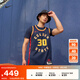 耐克（NIKE）官方金州勇士隊NBA斯蒂芬·庫里男子速干球衣夏季拼接美式FQ4342 422大學(xué)深藍/斯蒂芬·庫里 L