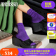 Melissa（梅麗莎）POSH女士厚底高跟果凍涼鞋35702 黑色（AQ082） 38