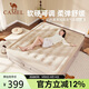 駱駝（CAMEL）自動(dòng)充氣床墊內置泵加高充氣床戶(hù)外露營(yíng)睡墊 174BJ37703 流沙色
