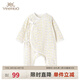 英氏（YEEHOO）新生兒衣服嬰兒衣服嬰兒連體衣52碼連體衣嬰兒出生服