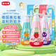皓齒?。℉osjam）按壓式液態(tài)兒童牙膏防蛀含氟套裝3-6-12歲120克3瓶共360g+4支牙刷