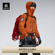 KAILAS凱樂(lè)石MONT Q60硬殼沖鋒衣GTX PRO 3L防水耐磨高海拔登山探險(xiǎn)服 KG2511230 氧化橙-中國(guó)登山隊(duì) XS