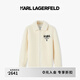 Karl Lagerfeld卡爾拉格斐春季新款休閑夾克老佛爺男裝1K1D70101382 白色 2XL (54)