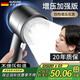GuGuGo【德國】淋浴強勁增壓花灑噴頭家用多功能加壓手持浴室洗澡蓮蓬頭 雙渦輪增壓花灑-槍灰 四檔調節丨一鍵止水丨通用安裝