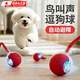 麥舒特日本狗狗玩具自動(dòng)寵物自嗨逗狗神器比熊中小型犬耐咬突突球 鳥(niǎo)叫長(cháng)尾【歐曼紅】 自動(dòng)逗狗