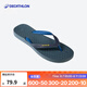 迪卡儂（DECATHLON）人字拖男拖鞋軟底沙灘鞋一體注塑夾腳拖柔軟耐磨舒適SBT TO 500 藍灰色 41-42 _男款(腳長26-27cm)