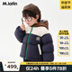 馬·拉?。∕.Latin）/童裝兒童羽絨服冬新款男女小童撞色短款羽絨服 藏青 130cm