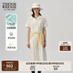 Teenie Weenie小熊女裝白色連衣裙2025夏季新款優(yōu)雅清新通勤氣質(zhì)襯衫裙 白色 S