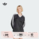 adidas復(fù)古運(yùn)動(dòng)長(zhǎng)袖POLO衫女裝阿迪達(dá)斯官方三葉草 黑色     S