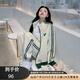 COZOK高端運動(dòng)品牌洋氣時(shí)尚運動(dòng)套裝女春秋鹽系穿搭撞色學(xué)院風(fēng)寬松衛衣休閑褲兩件套 杏色 （兩件套） 2XL 【建議160-180斤】
