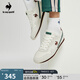 樂卡克（Le coq sportif）法國公雞男女同款低幫運(yùn)動休閑鞋跑步鞋 米/棕 42