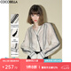 COCOBELLA新中式蕾絲拼接條紋襯衫女通勤立領(lǐng)長(zhǎng)袖襯衣SR0015-2 條紋 S