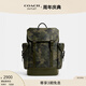 蔻馳（COACH）新款?yuàn)W萊男士經(jīng)典標(biāo)志迷彩印花HITCH雙肩包大容量 經(jīng)典標(biāo)志迷彩