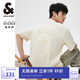 杰克·瓊斯（JACK&JONES） 新款重磅棉寬松復古哥特字母發(fā)泡印情侶短袖T恤男裝225101028