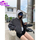 EPET初秋外套女感灰色毛呢拉鏈棒球服氣質(zhì)短款夾克寬松休閑上衣潮 灰色外套 M