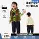 馬·拉?。∕.Latin）/童裝兒童褲子冬新款女小童貼布提花螺紋牛仔長(zhǎng)褲 牛仔深藍(lán) 100cm