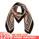巴寶莉（BURBERRY）圍巾 LOGO字母印花絲質(zhì)女士絲巾-SK【現貨】 SS七夕 拼色8053183