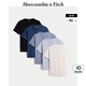 ABERCROMBIE & FITCH男裝25夏季新款5件組合套裝經(jīng)典小麋鹿LOGO短袖T恤KI124-5216 藍(lán)色組合裝 S (175/92A)
