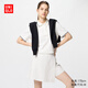 優(yōu)衣庫女裝麻混紡裙褲/休閑短褲477614 01 乳白色 2XL /170/82A