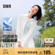 森馬（Semir）UPF50+防曬衣女中長款涼感襯衫2025夏寬松遮肉薄外套109325105001