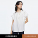 moussy 2025夏季新品法式浪漫風(fēng)優(yōu)雅飛飛袖寬松襯衫028ISA30-4101 010白色 均碼