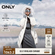 ONLY冬季90白鴨絨抽繩A字毛領(lǐng)中長(cháng)款羽絨服女|124412029 A06 亮白色 XS (155) 76A