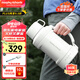 摩飛電器（Morphyrichards）電熱水壺電水壺便攜式燒水壺?zé)眯胁讳P鋼保溫一體全自動(dòng)MR6061燒水壺電熱水杯開水壺電熱水瓶 1L 【MR6061白色】6H真空鎖溫