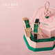 LOLA ROSE羅拉玫瑰小綠表鋼帶套裝女士手表女士七夕情人節(jié)禮物送女友
