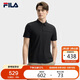 FILA 斐樂官方短袖T恤男子POLO衫2025夏季新款休閑涼感t恤防曬上衣