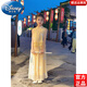 迪士尼（Disney）女童新中式套裝夏季2025新款兒童漢服童裝衣服女孩國(guó)風(fēng)唐裝兩件套 黃色無(wú)袖款 150 建議11~12歲【140-150cm】